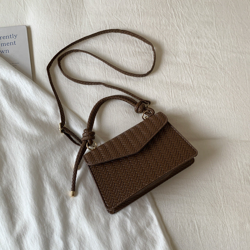 Handgewebte Crossbody Mini Tasche