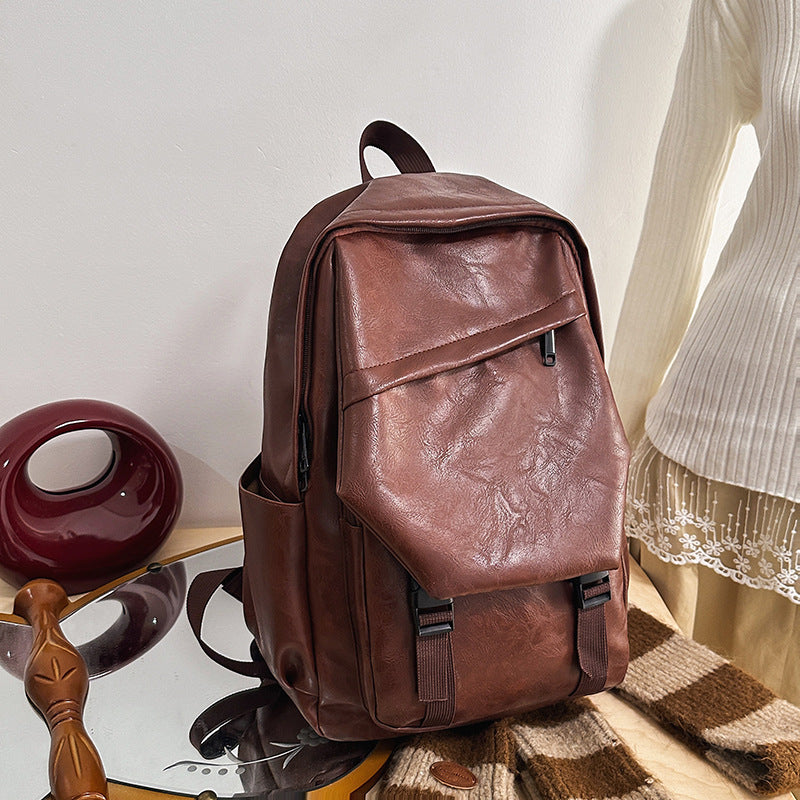 Vintage-inspirierter Leder-Rucksack