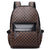 Stylische Schachbrettmuster-Rucksack