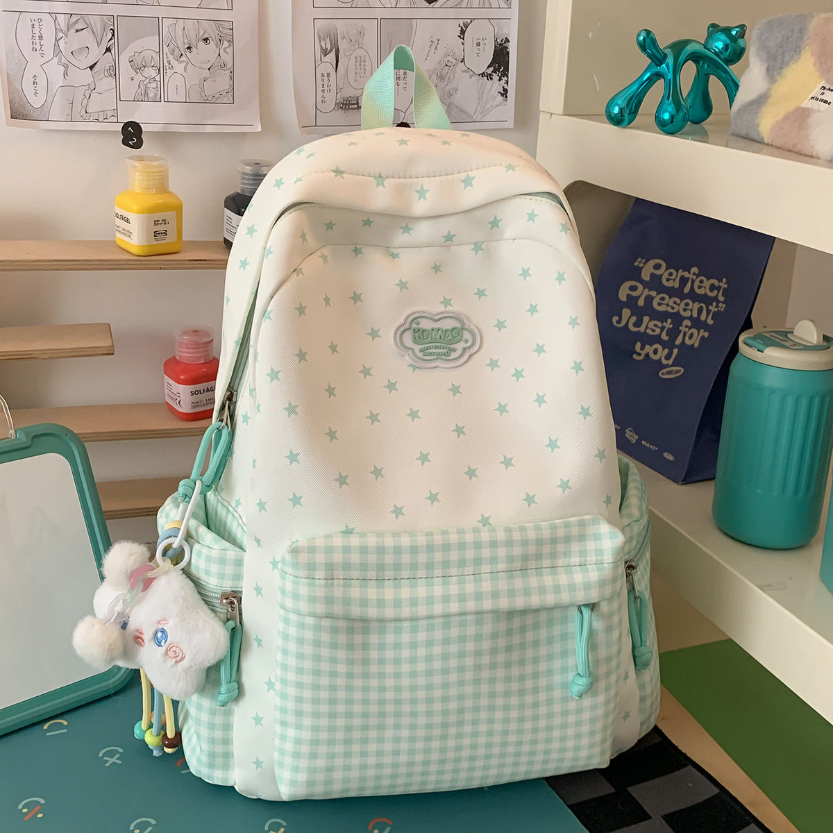 Stylischer Sternen-Print Rucksack Brehn