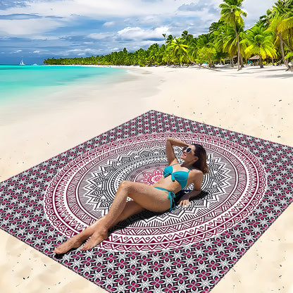 Mandala Design Strandmatte Brehn