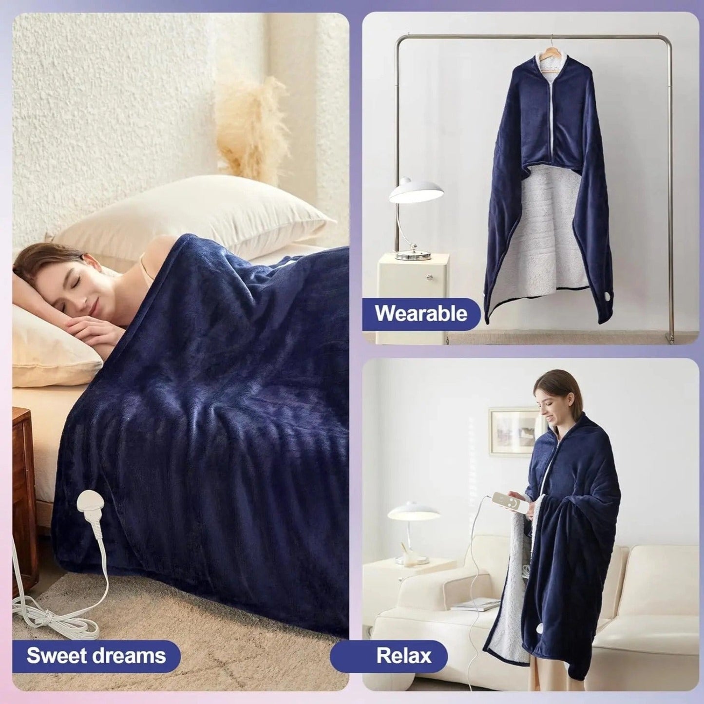 Heated Cozy Blanket Brehn