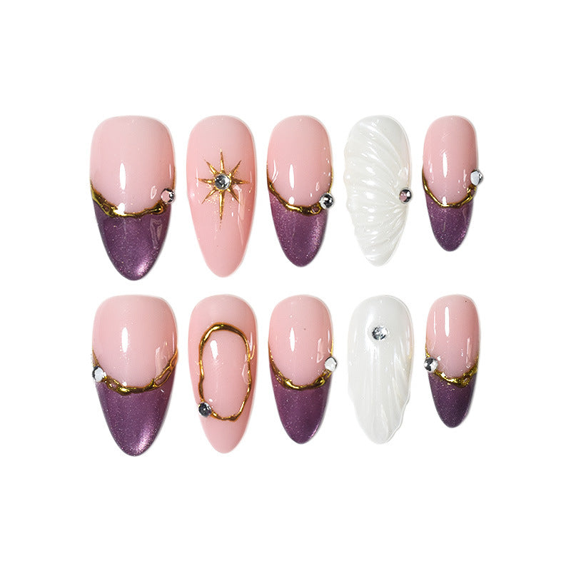Elegante skulptierte Nagelkunst Brehn