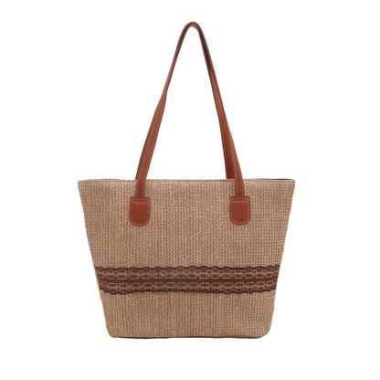 Umweltfreundliche handgewebte Strandtasche Brehn