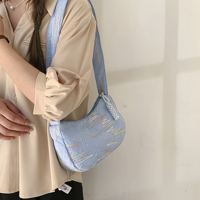 WoTextured Fabric Schultertasche Brehn