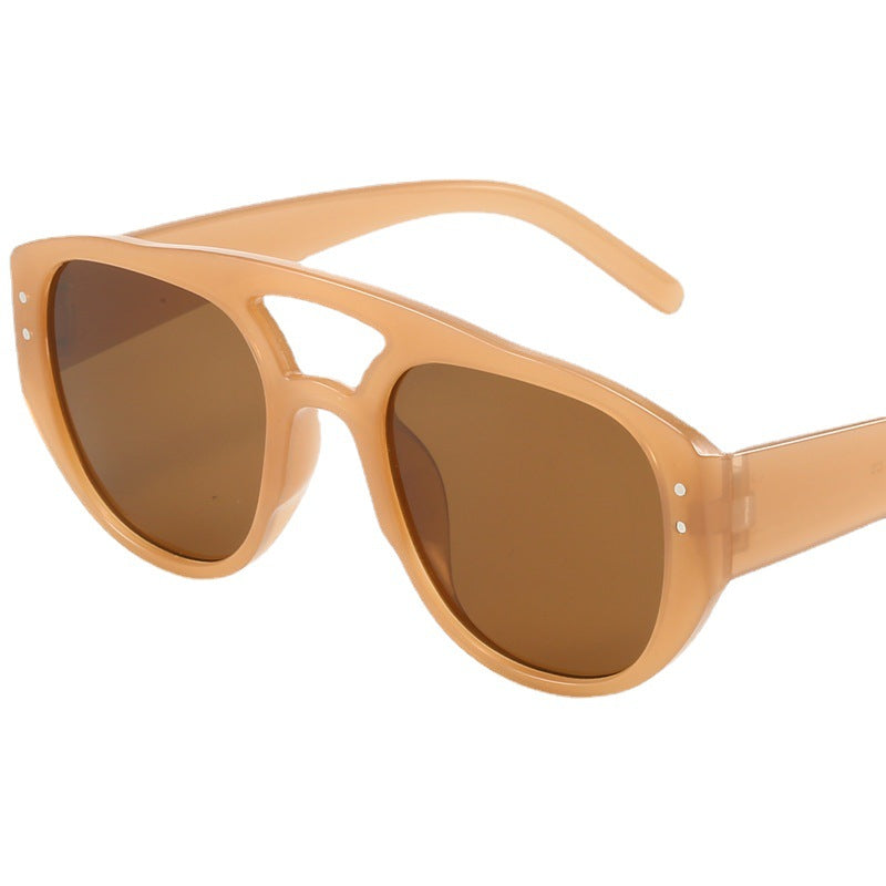 Damen Modische Sonnenbrille im stilvollen Leopardenmuster Brehn