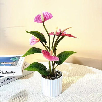 Künstliche Orchideenpflanzenarrangement 1790480743 Wohnkultur