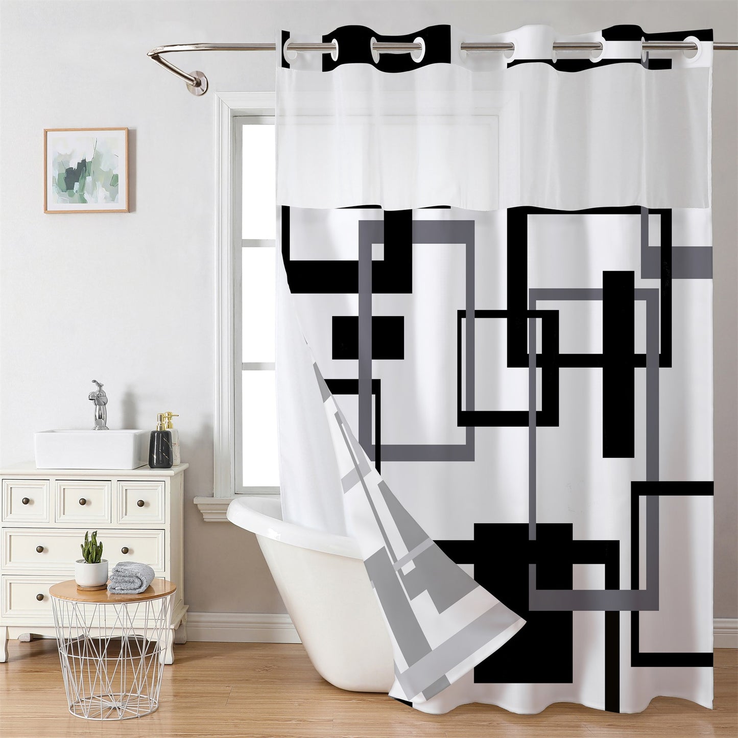 Luxus Marmor Design Duschvorhang Brehn