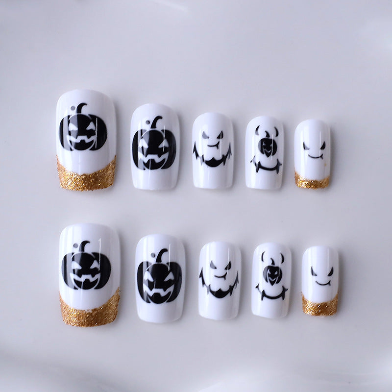Halloween-Themen Dekorative Nagelverzierungen Brehn