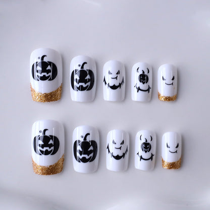 Halloween-Themen Dekorative Nagelverzierungen Brehn