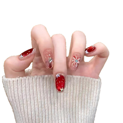 Festliches Ornamentiertes Nail Art Set