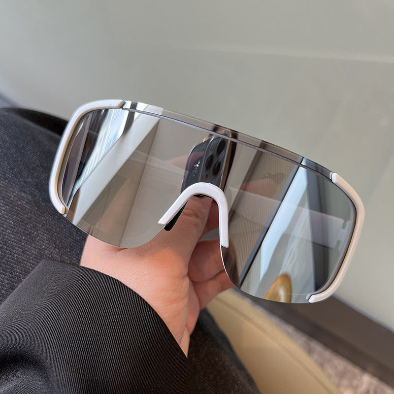 Damen sportliche visierähnliche Sonnenbrille Brehn