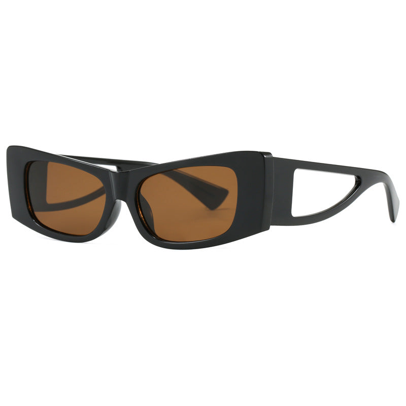 Damen trendige Sonnenbrille mit außergewöhnlichem Design und schützendem UV-Filter Brehn