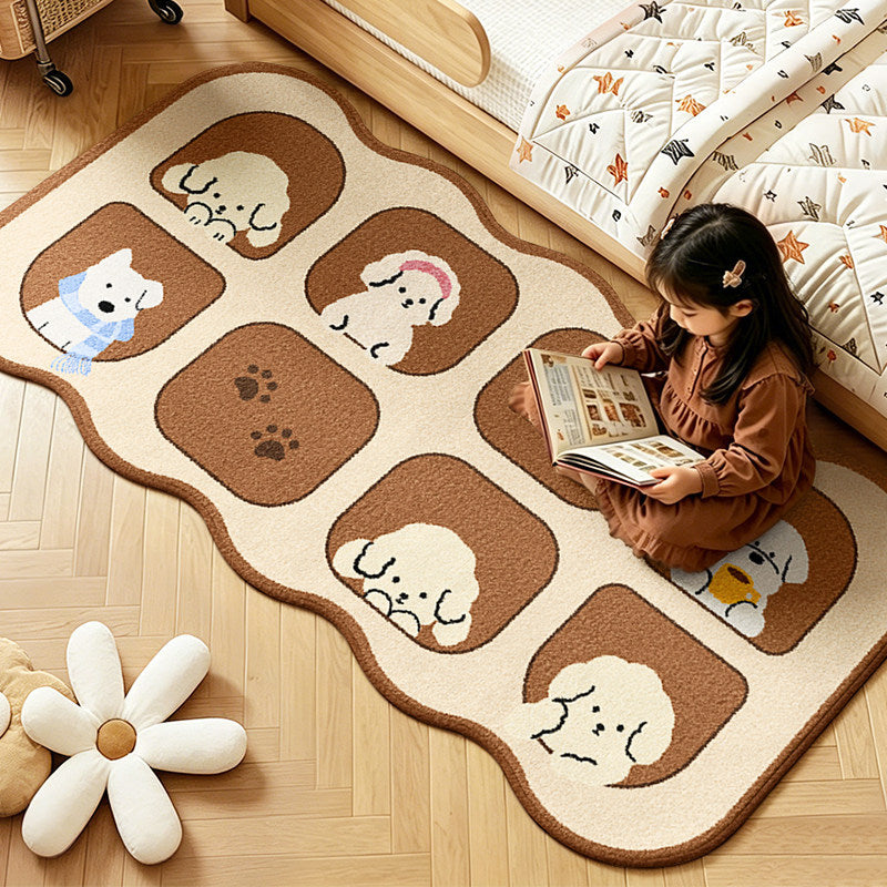 Kinderfreundlicher Spieltier-Design-Teppich Brehn