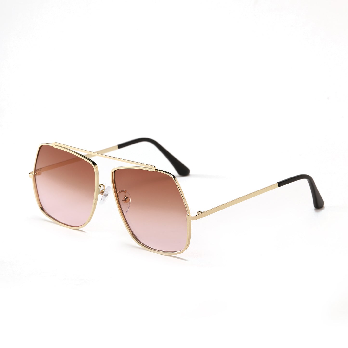 Damen polygonale Sonnenbrille mit elegantem, hochmodernem Rahmen Brehn