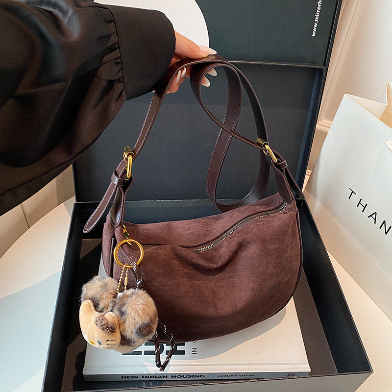 Wildleder Hobo Tasche Brehn
