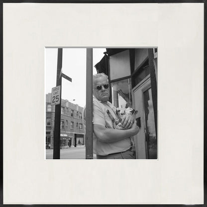 Eingerahmter Monochromer Kunstdruck