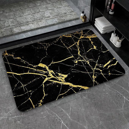 Stylische Wasserabweisende Badematte Brehn