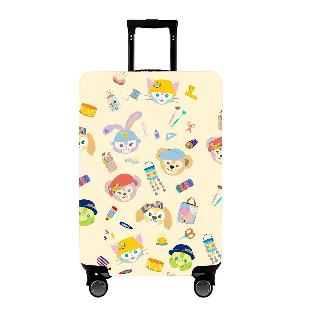 Unisex Hartschalenreisekoffer mit buntem Monsterdesign Brehn