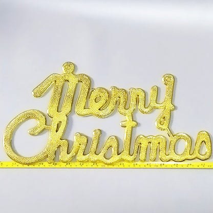 Festliche Weihnachtswanddekoration-Schild Brehn