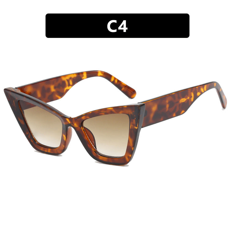 Damen Cat-Eye Sonnenbrille mit eleganten Linse und UV-Schutz Brehn