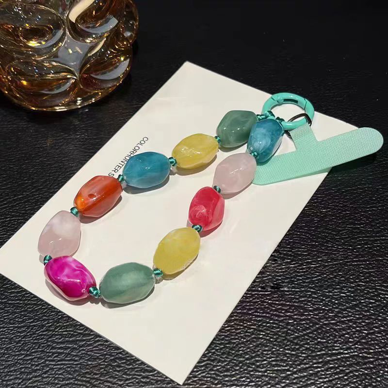 Vibrant Beaded Charm Schlüsselhalter Brehn