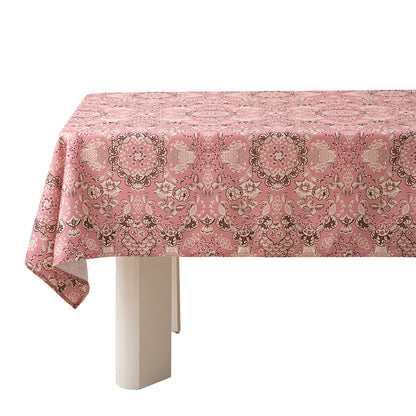 Rechteckige Tischdecke im Landhausstil aus Baumwollmischgewebe mit floralem Allover-Print Brehn