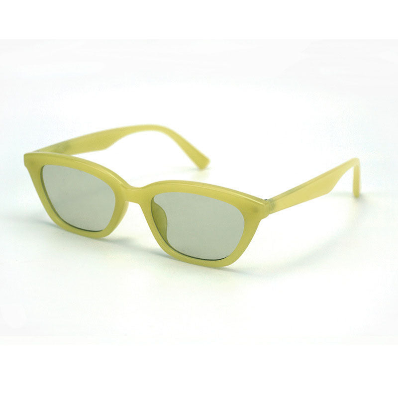 Damen Modische Cat-Eye Sonnenbrille mit elegantem transparenten Rahmen Brehn
