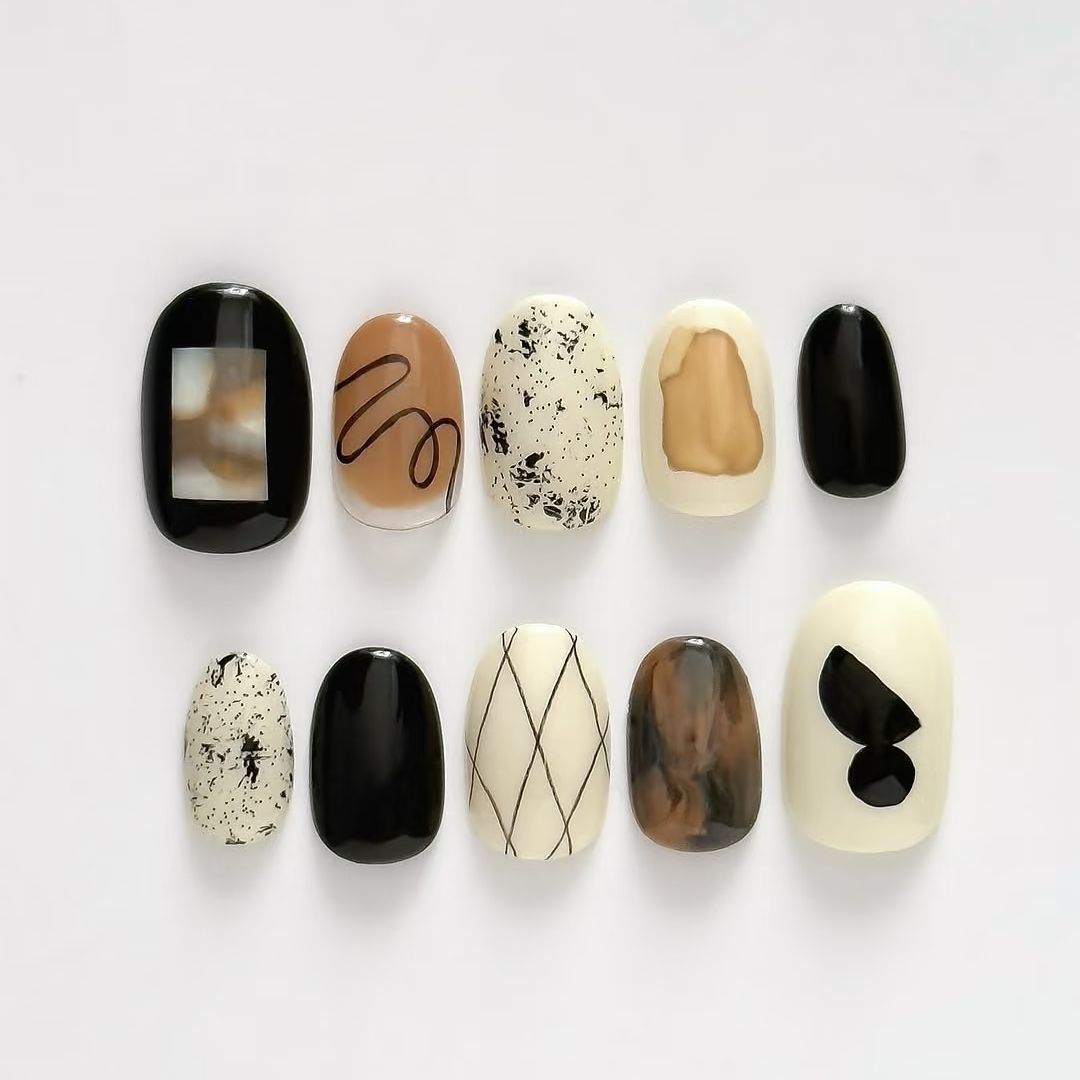 Künstlerische Themen Nageldesign Kollektion Brehn