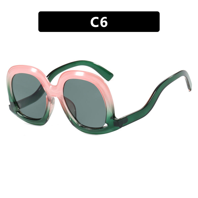 Damen oversized Sonnenbrille mit modischem Design Brehn
