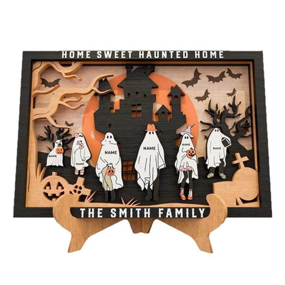 Personalisierte Halloween Schattenbox