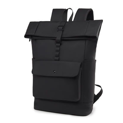 Moderner Rolltop-Rucksack mit Wasserfestem Material und Sicherheitsverschluss Brehn