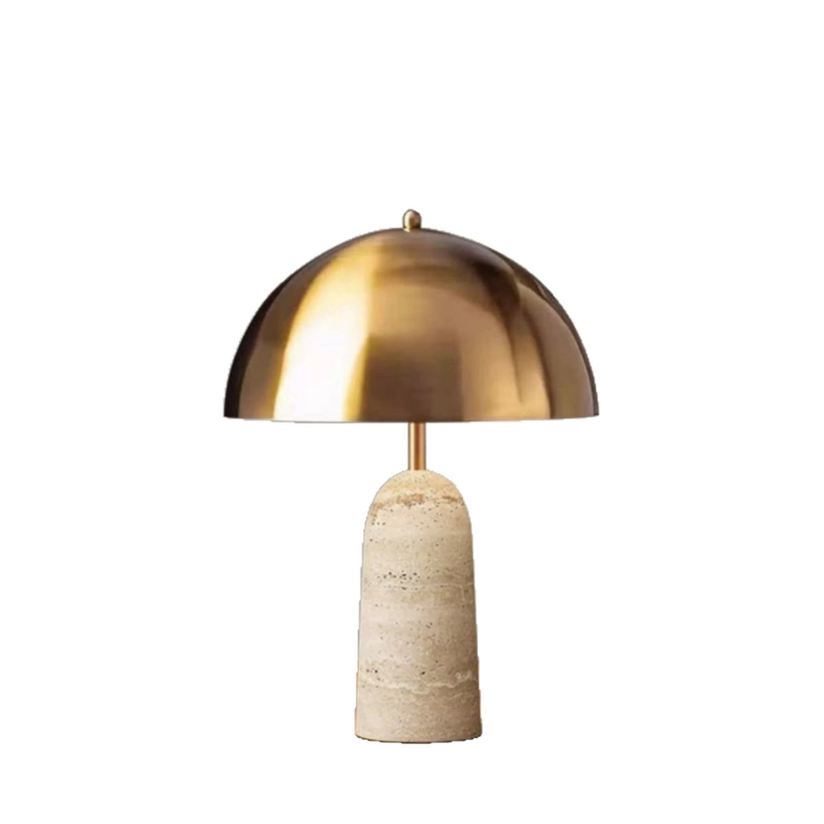 Moderne Marmor- und Metall-Tischlampe