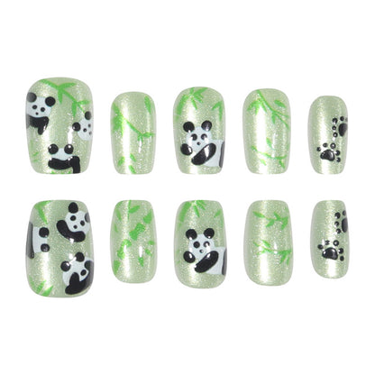 Kreatives Panda-Themen Nagelkunstset Brehn