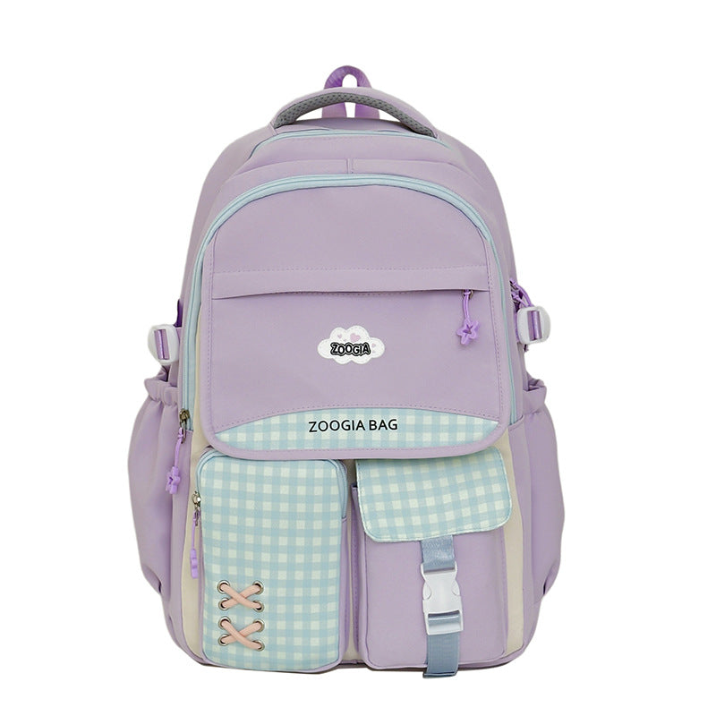 Stylische Multi-Taschen-Schulrucksack Brehn