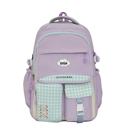 Stylische Multi-Taschen-Schulrucksack Brehn