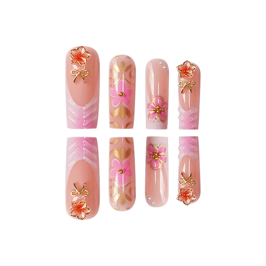 Dekoratives Künstliches Nagelset Brehn