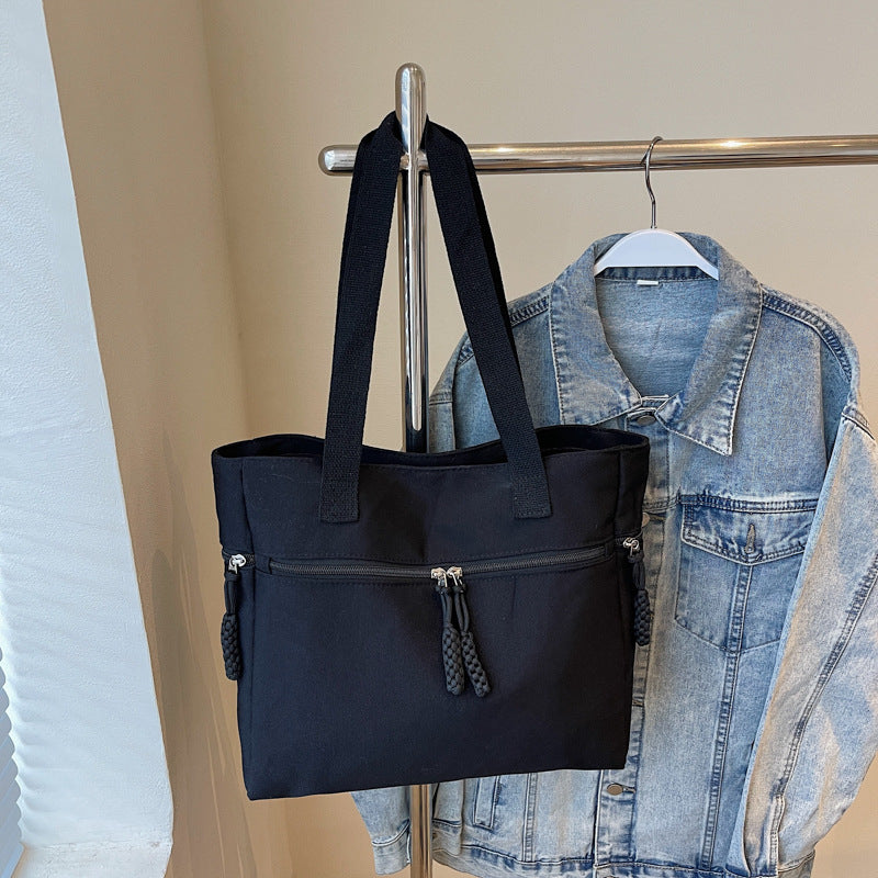 Vielseitige Reißverschluss-Canvas-Tasche Brehn