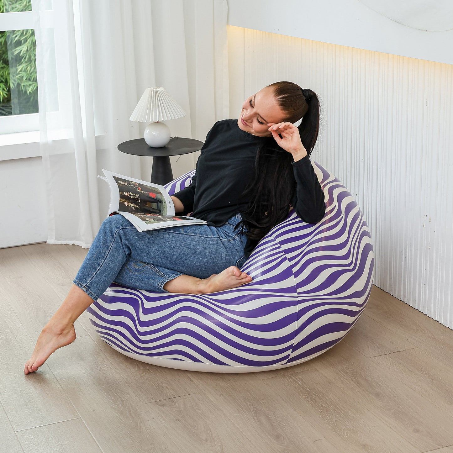Damen Aufblasbares Komfort-Sofa mit ergonomischer Rückenlehne Brehn
