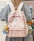 Verspielter floraler Druck Rucksack