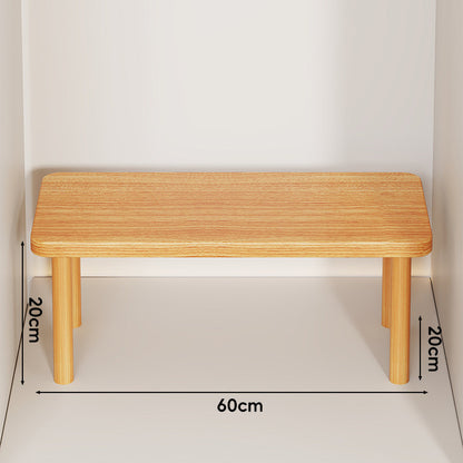 Verstellbarer Mehrhöhe Holz Monitorständer und Desktop Regal