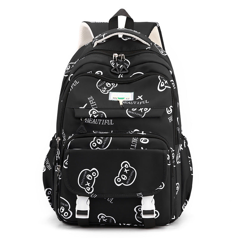 Hübscher grafischer Druck Schulrucksack