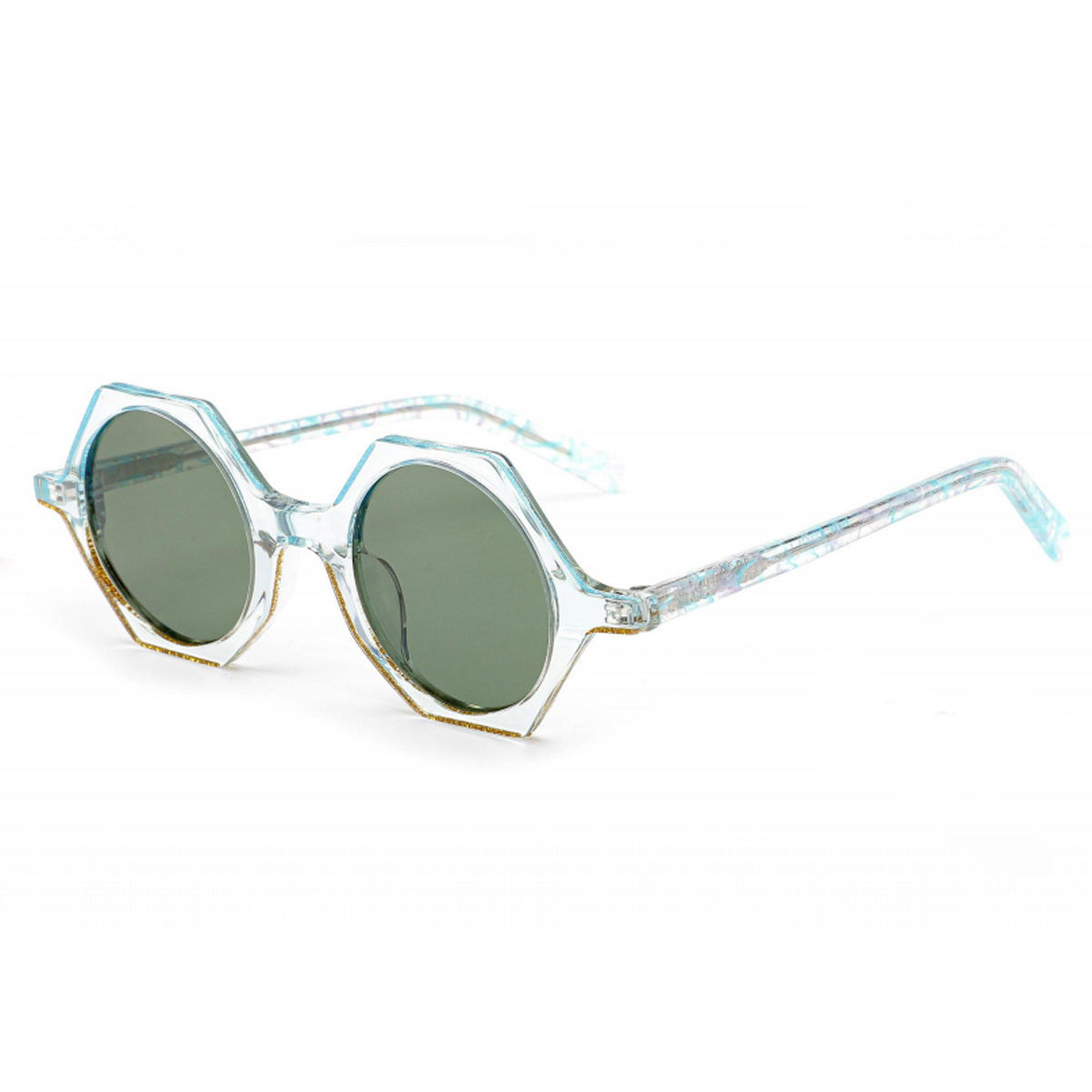 Damen modische Sonnenbrille im einzigartigen sechseckigen Design Brehn