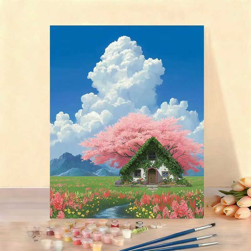 DIY Landschaft Painting nach Zahlen Kunstkit Brehn