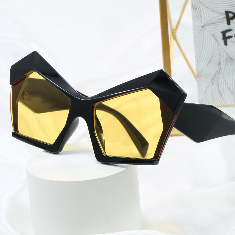 Damen geometrische Designerbrille Brehn