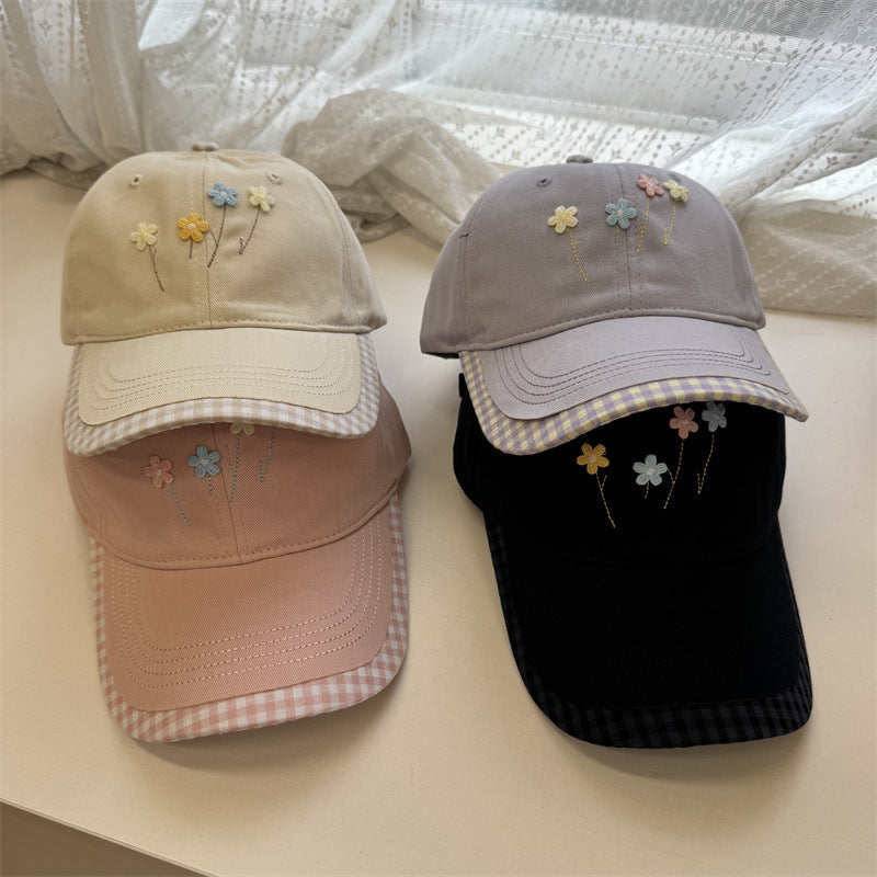 Damen Bestickte Florale Baseballkappe Brehn 1783922357