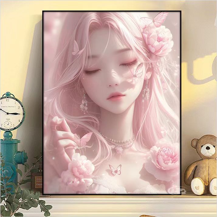 Ethereal Floral Fantasy Art Print Brehn