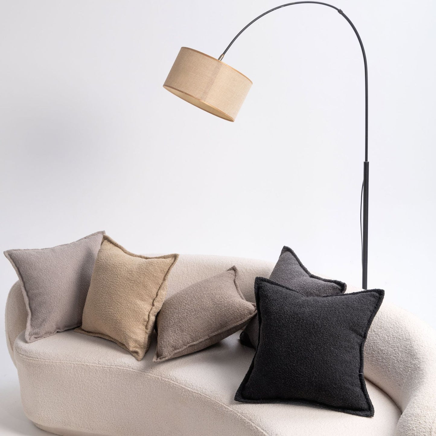 Damen Kuschelkissen mit modernem Strukturdesign Brehn