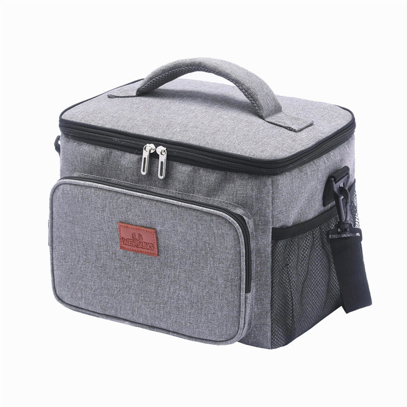 Damen Isolierte Lebensmittel-Transporttasche mit praktischer Vordertasche Brehn