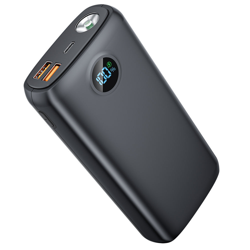 Powerbank mit Integrierter Led-Taschenlampe und Digitaler Anzeige Brehn